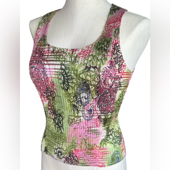 Y2K Patterned Sequin Stretchy Tank size Medium *Runs small - Picture 1 of 8